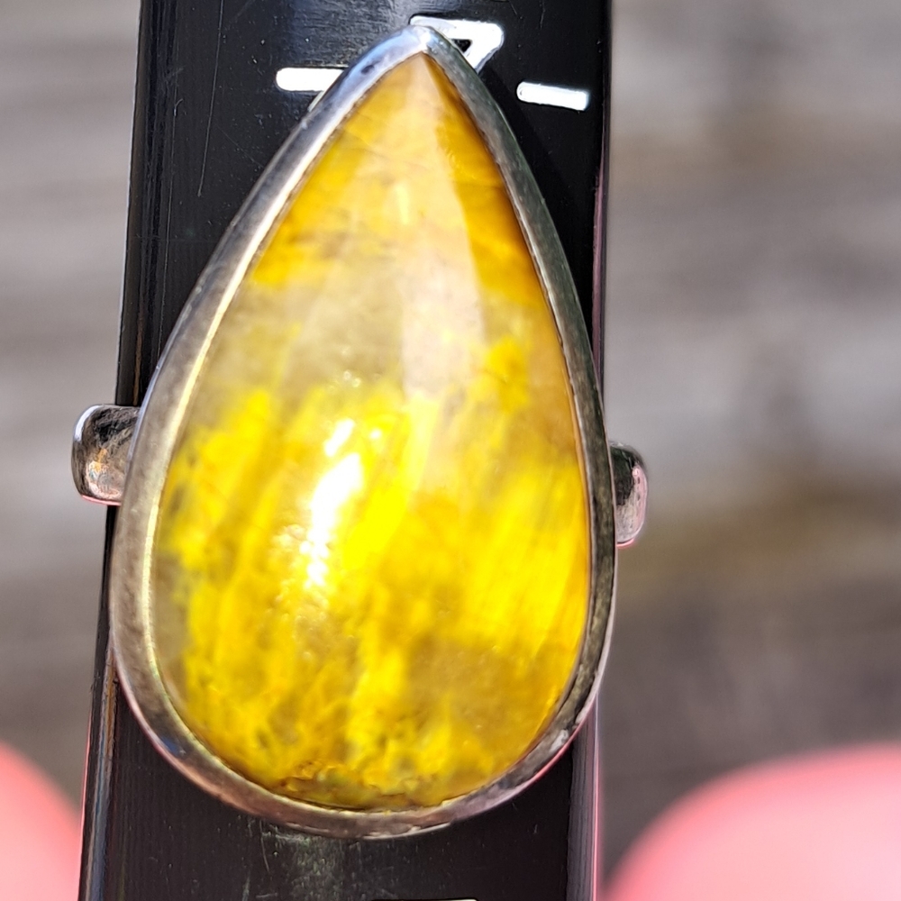 Pieterisite Sterling Silver ring